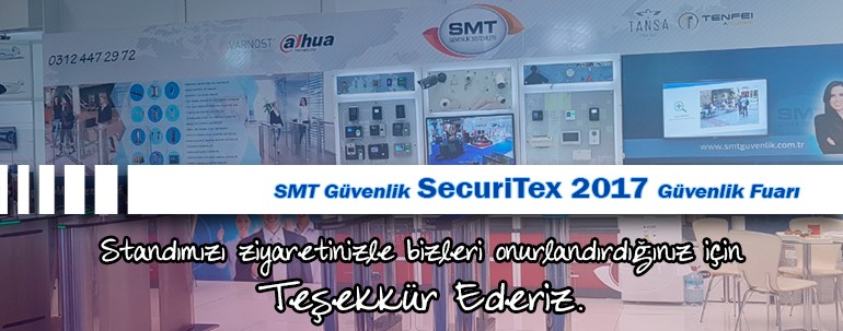 2017 SecuriTex Fuarı Standımızı Ziyaretinizden Dolayı Teşekkür Ederiz...